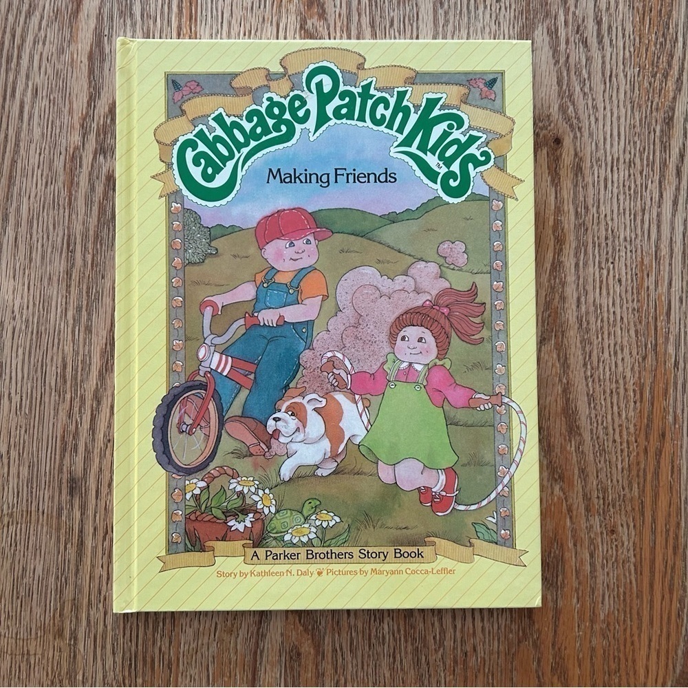 Making Friends Cabbage Patch Hardcover book 1984